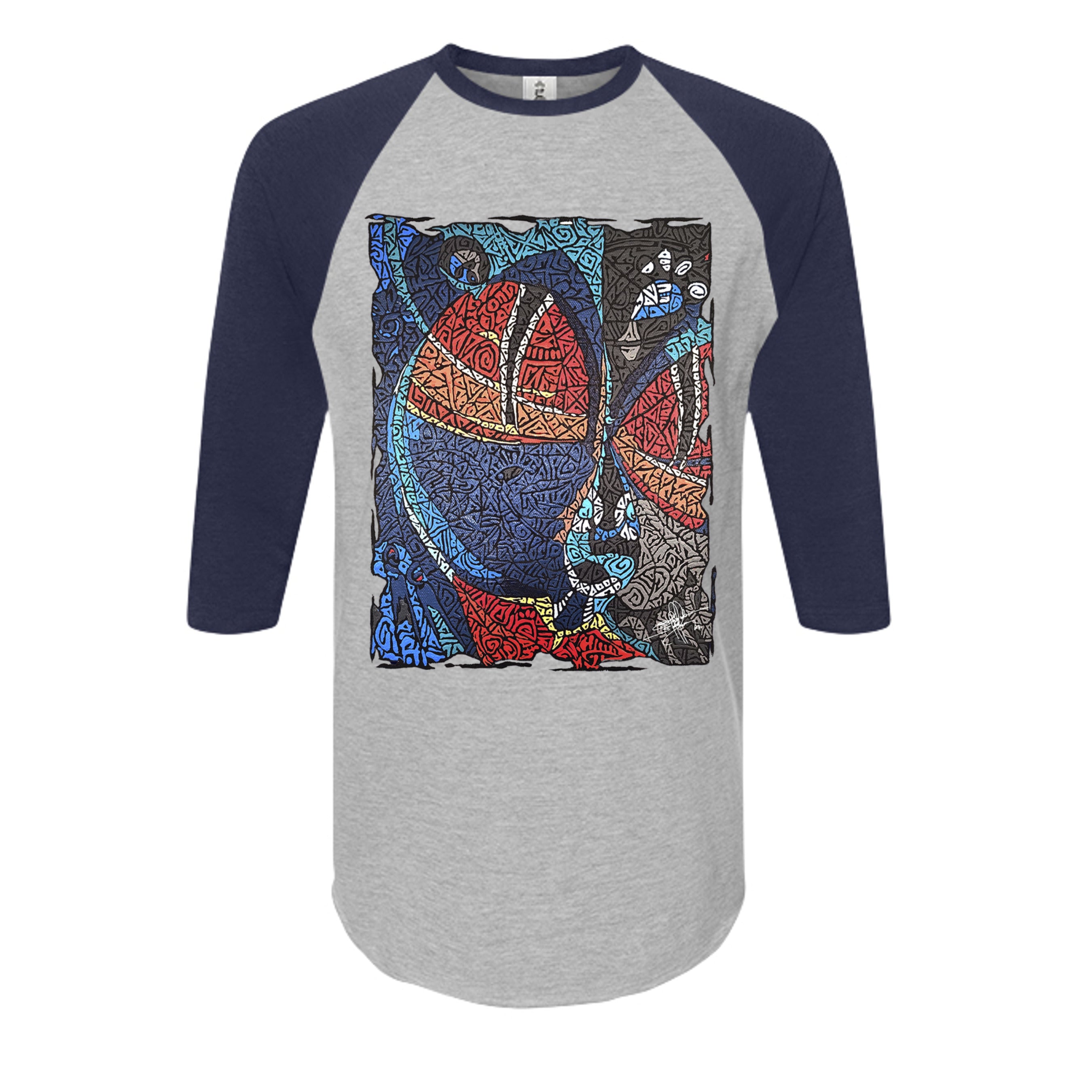 Heather Grey/ Navy - 245 - FRONT